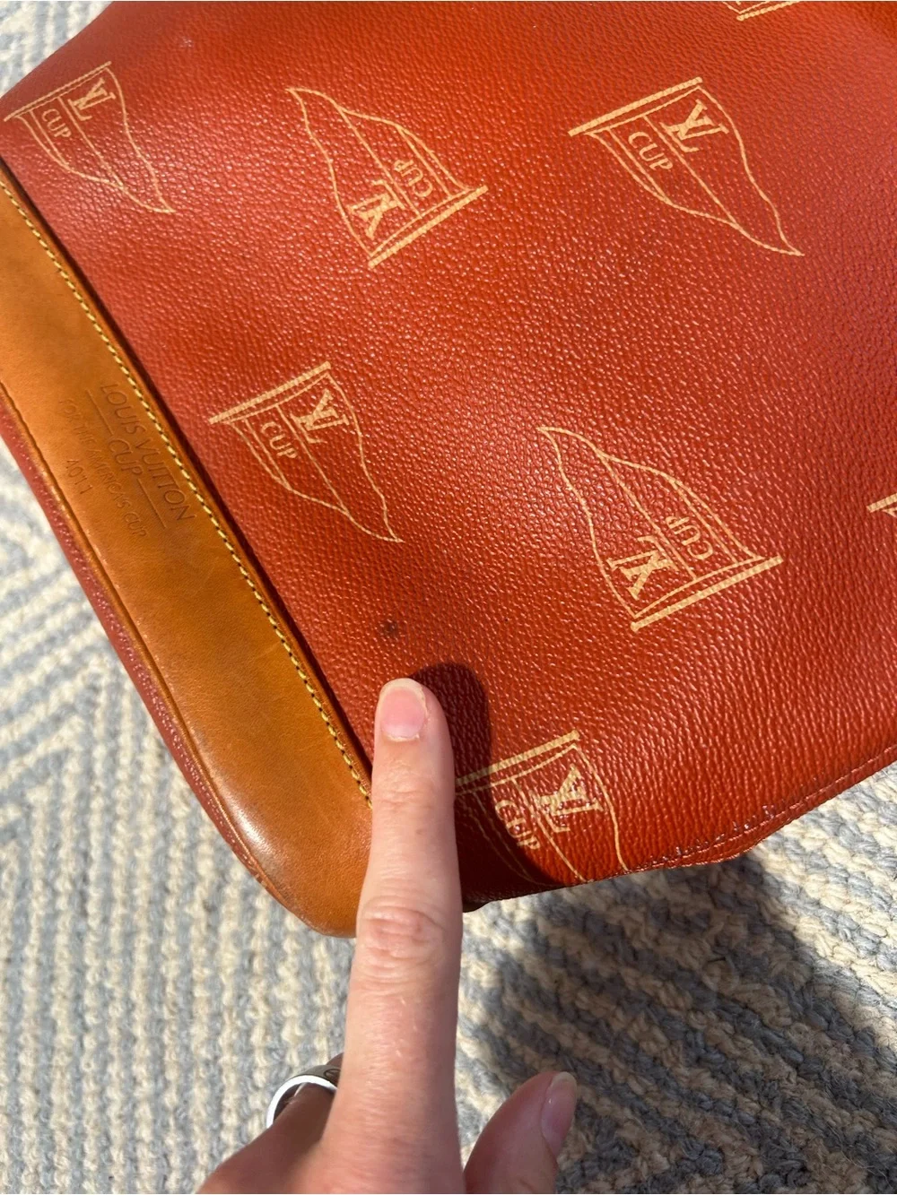 LOUIS VUITTON America's Cup Touquet Bag